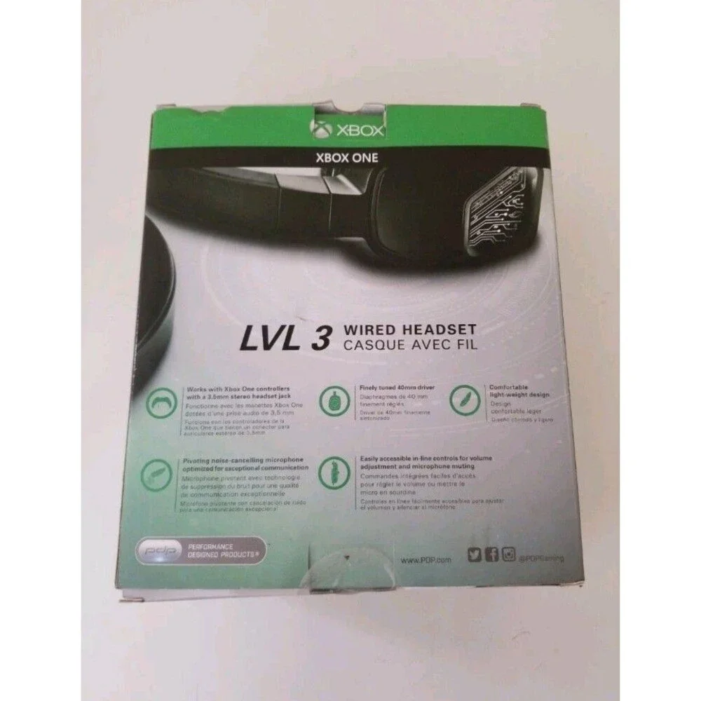 XBOX ONE AfterglowVintage Zorza Art  Xbox Wired Headset CASQUE AVEC FIL Open Box